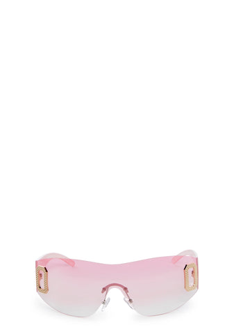 Sweet Thoughts Shield Sunglasses