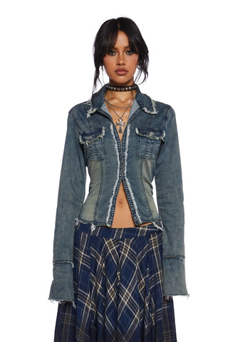 Ferris Wheel Date Denim Top