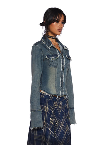 Ferris Wheel Date Denim Top