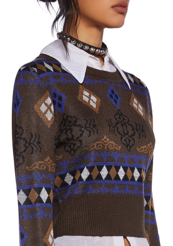 Autumn Edge Knit Sweater