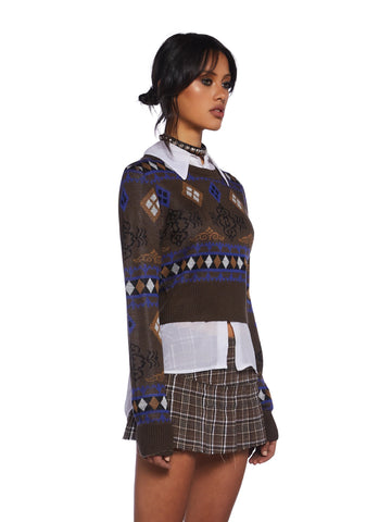 Autumn Edge Knit Sweater