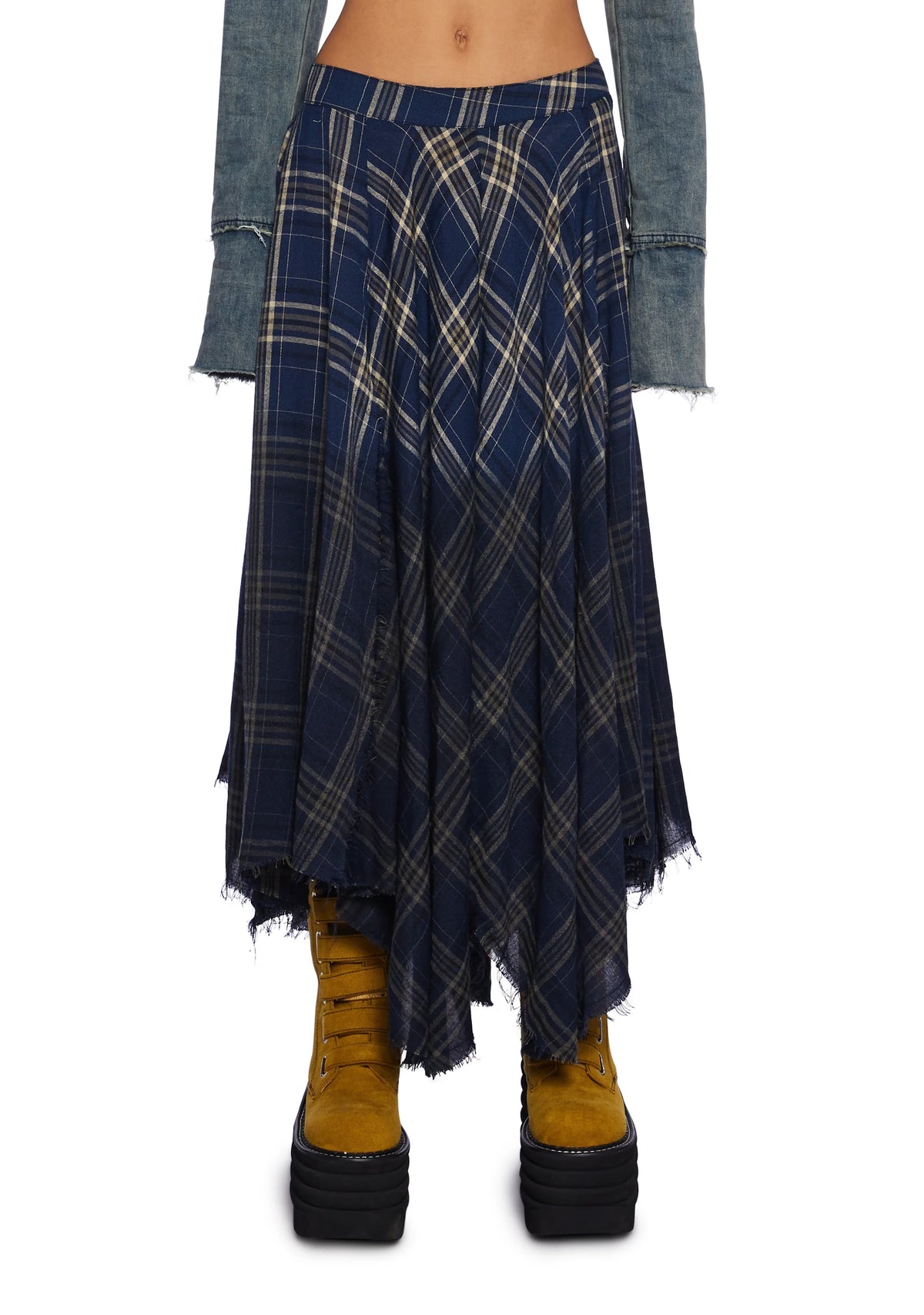 Model Approved Maxi Skirt - Blue