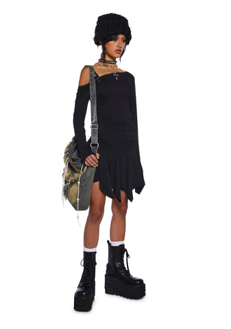 Brooding Thoughts Mini Dress