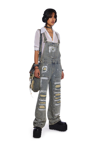 Break It Down Denim Overalls
