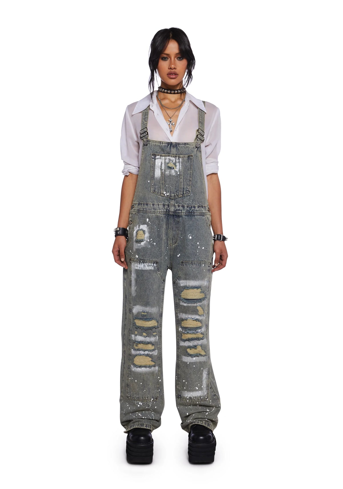 Break It Down Denim Overalls
