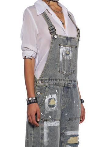 Break It Down Denim Overalls