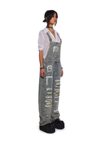 Break It Down Denim Overalls