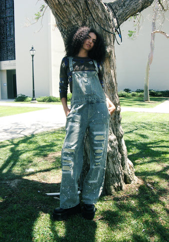 Break It Down Denim Overalls