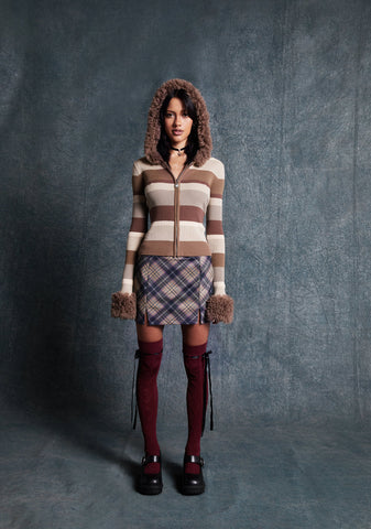 Coffeehouse Sessions Striped Cardigan