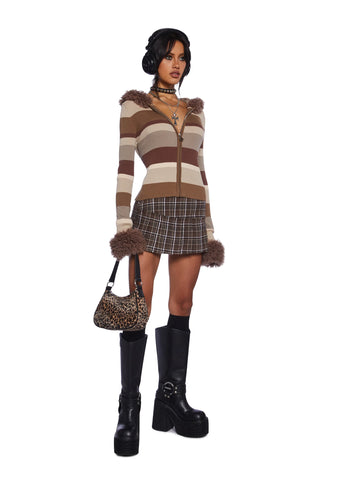 Coffeehouse Sessions Striped Cardigan