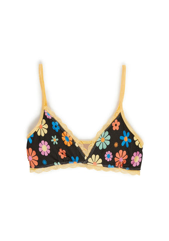Such A Babe Knit Bralette - Floral