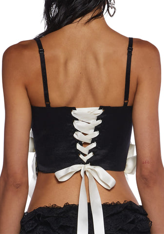 Put A Bow On It Corset Top