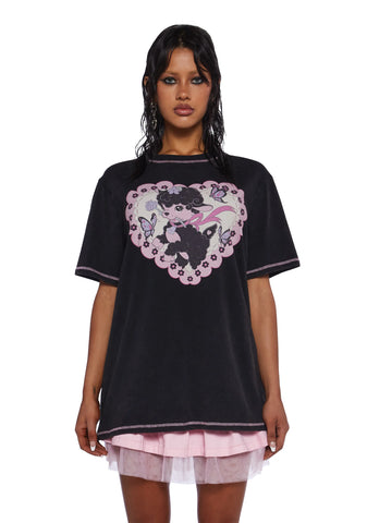 Too Cute To Care Graphic Tee