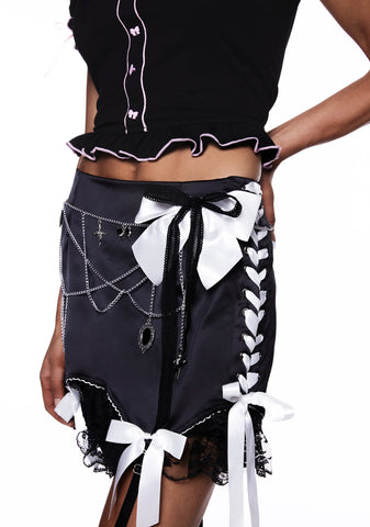Hauntingly Charming Mini Skirt