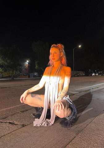 Chamber Maxi Scarf Top