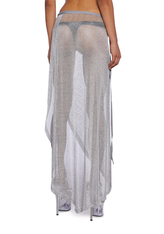 Chamber Metallic Maxi Skirt
