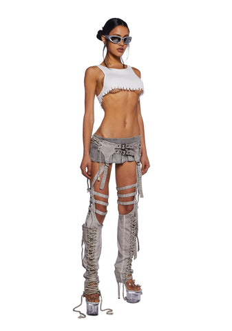 Chamber Fitted Lace-Up Chaps