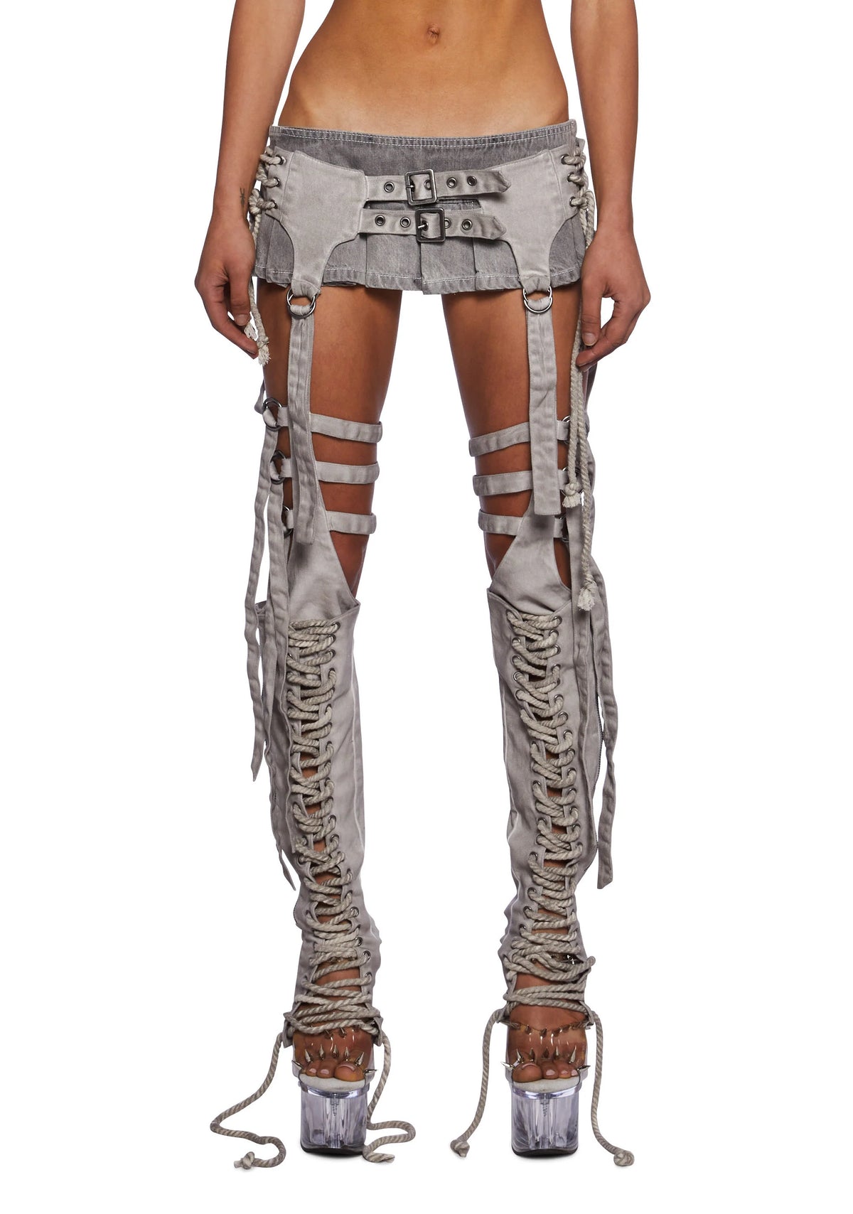 Chamber Fitted Lace-Up Chaps