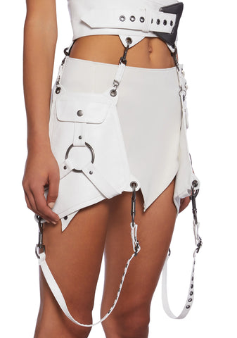 Chamber Lace-Up Harness With Thigh Pockets
