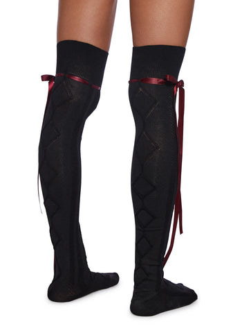 Reckless Whim 2-Pack Thigh High Sock Set