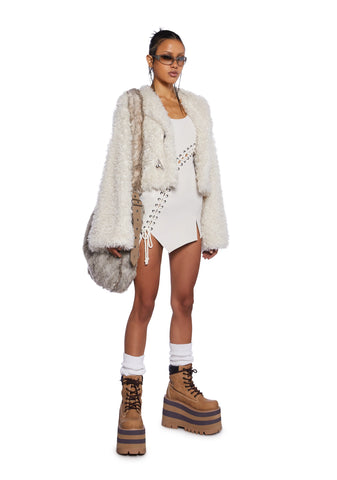 Chamber Faux Fur Tote Bag