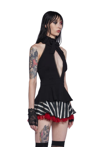Twisted Fate Halter Top