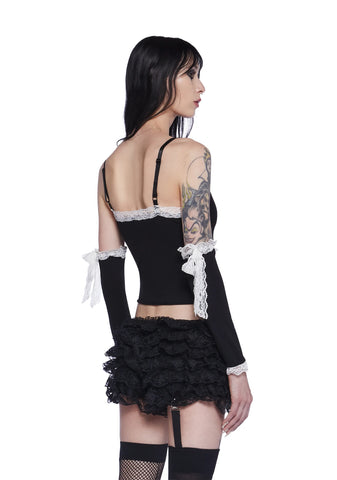 Down To Clown Graphic Tank And Arm Warmers Set