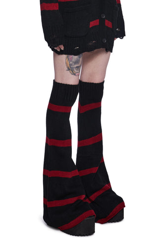 Twisted Games Cardigan And Leg Warmers Set