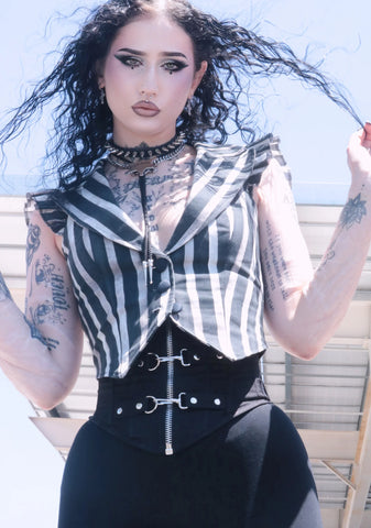 Beautifully Bizarre Twill Vest