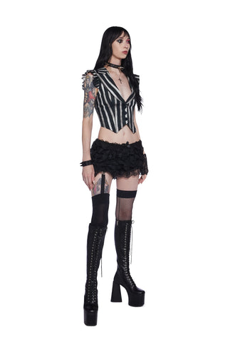 Beautifully Bizarre Twill Vest