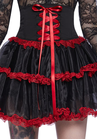 Heartsick Harlequin Mini Skirt