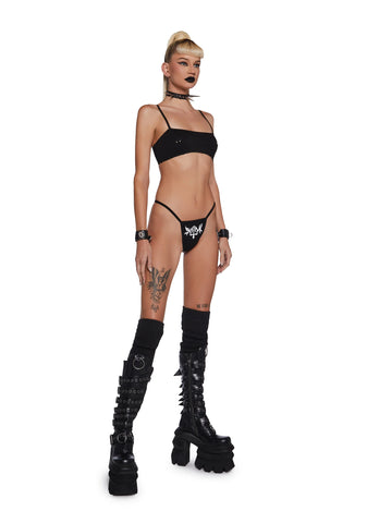 Sinner Graphic Thong