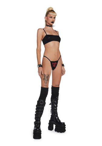 Direct Order Graphic Thong