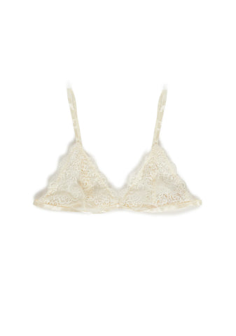 Heartless Lust Triangle Bra - Ivory