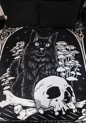 Feline Fate Plush Blanket