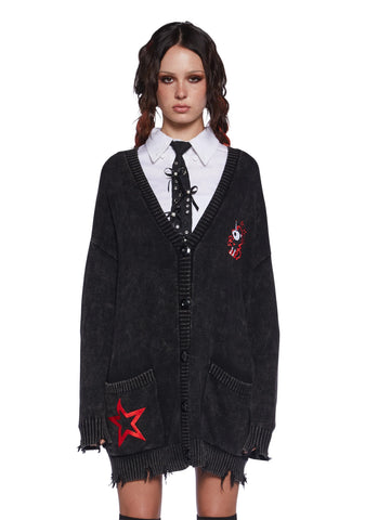 Bonita Distressed Cardigan