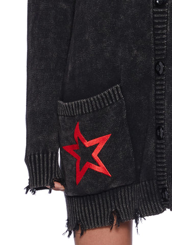 Bonita Distressed Cardigan