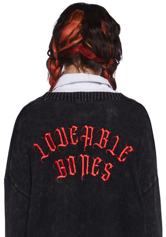 Bonita Distressed Cardigan