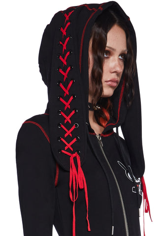 Jack Zip-Up Hoodie Dress