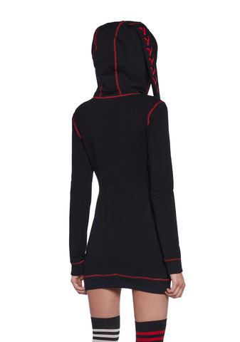 Jack Zip-Up Hoodie Dress