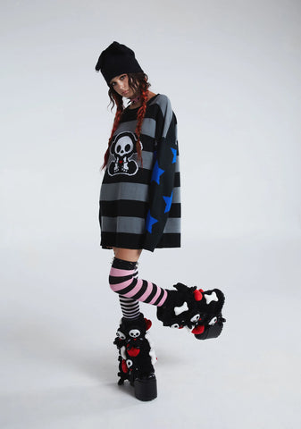 Marcy Striped Oversized Sweater