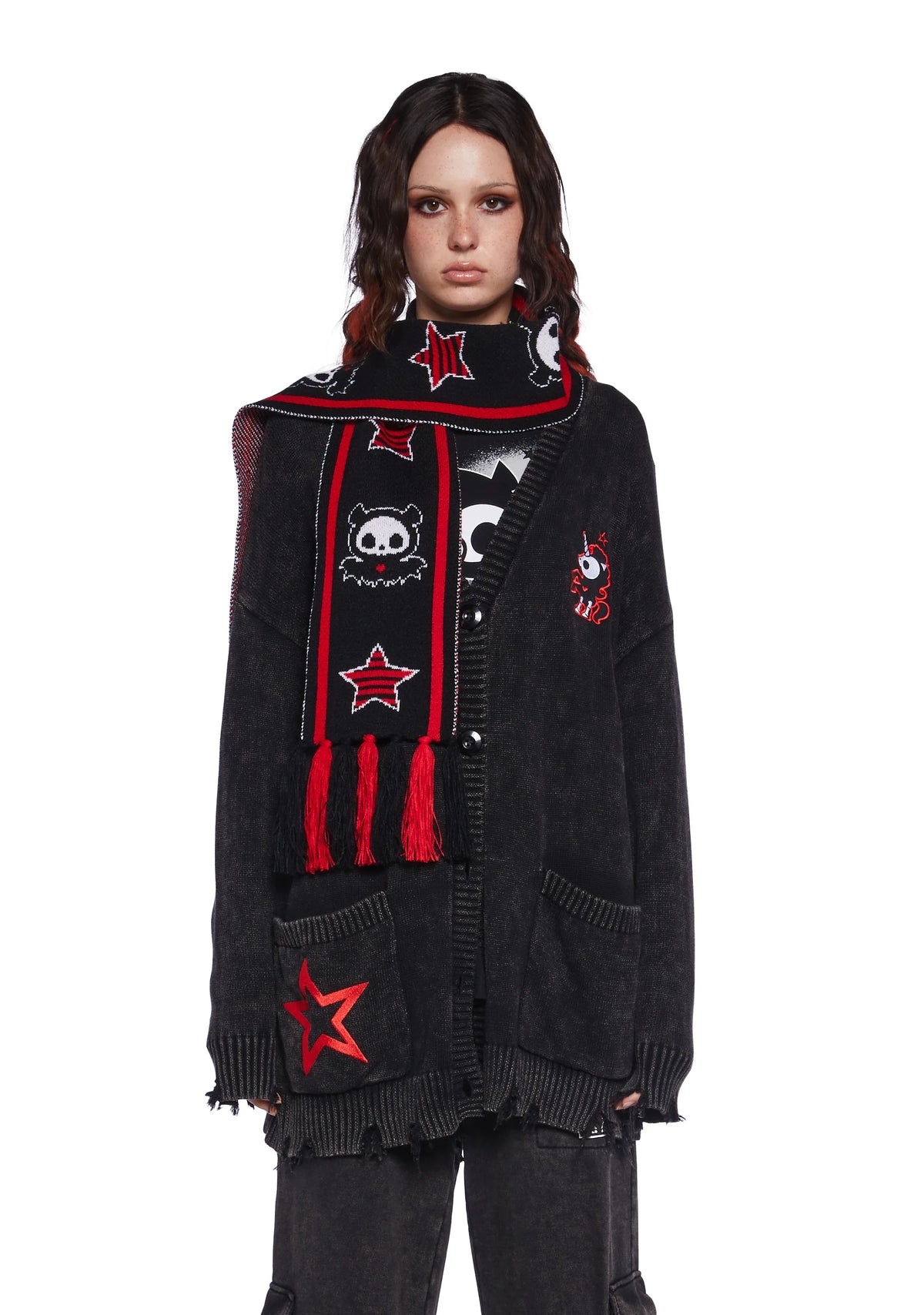 Diego Intarsia Scarf