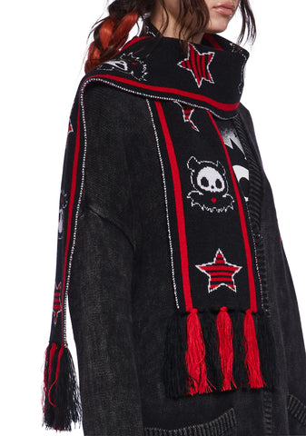 Diego Intarsia Scarf