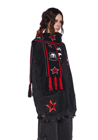 Diego Intarsia Scarf