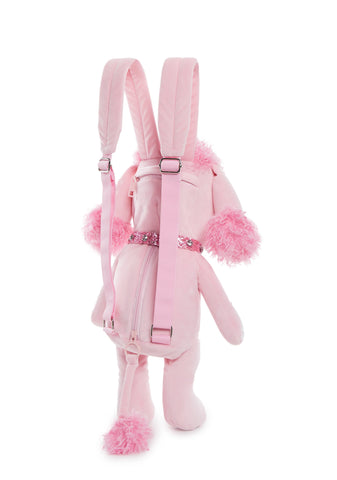 Roxie Poodle Plush Backpack