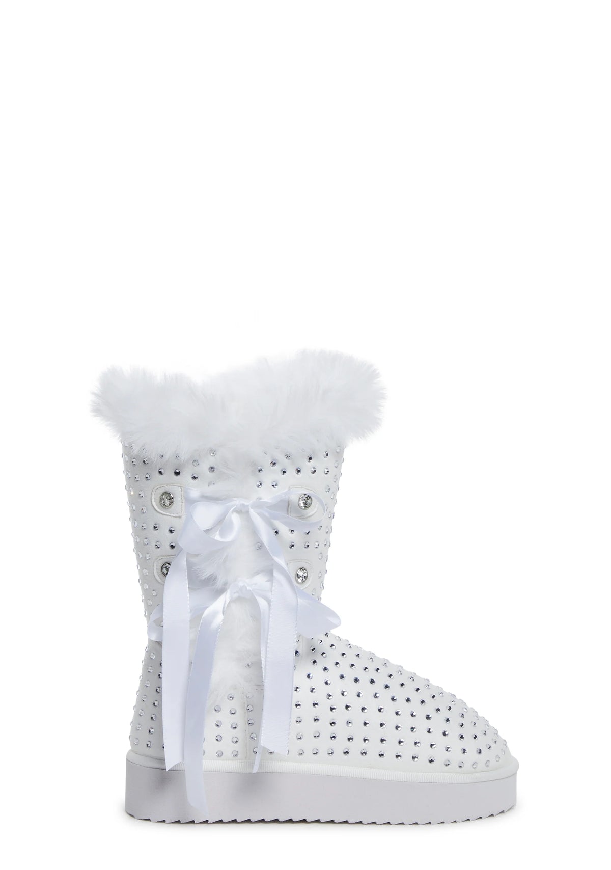 Snowflake Cadet Rhinestone Booties