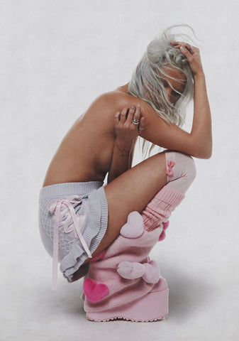 Snuggle Wonderland Platform Boots - Pink