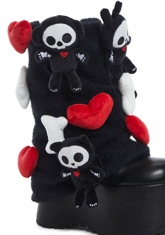 Snuggle Wonderland Platform Boots - Skelanimals