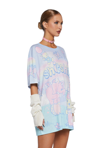 Not So Funhouse Oversized Tee