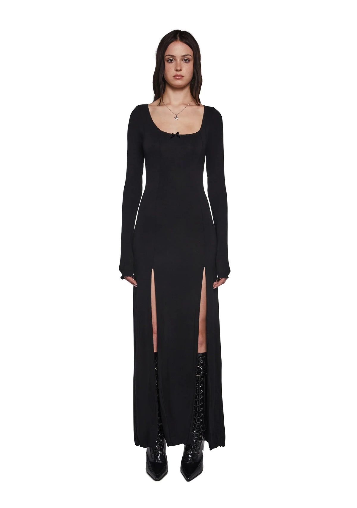 Invoke The Spirits Bodycon Maxi Dress
